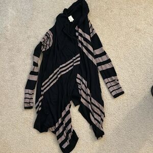 So cool. Stripped wrap cardigan small/medium